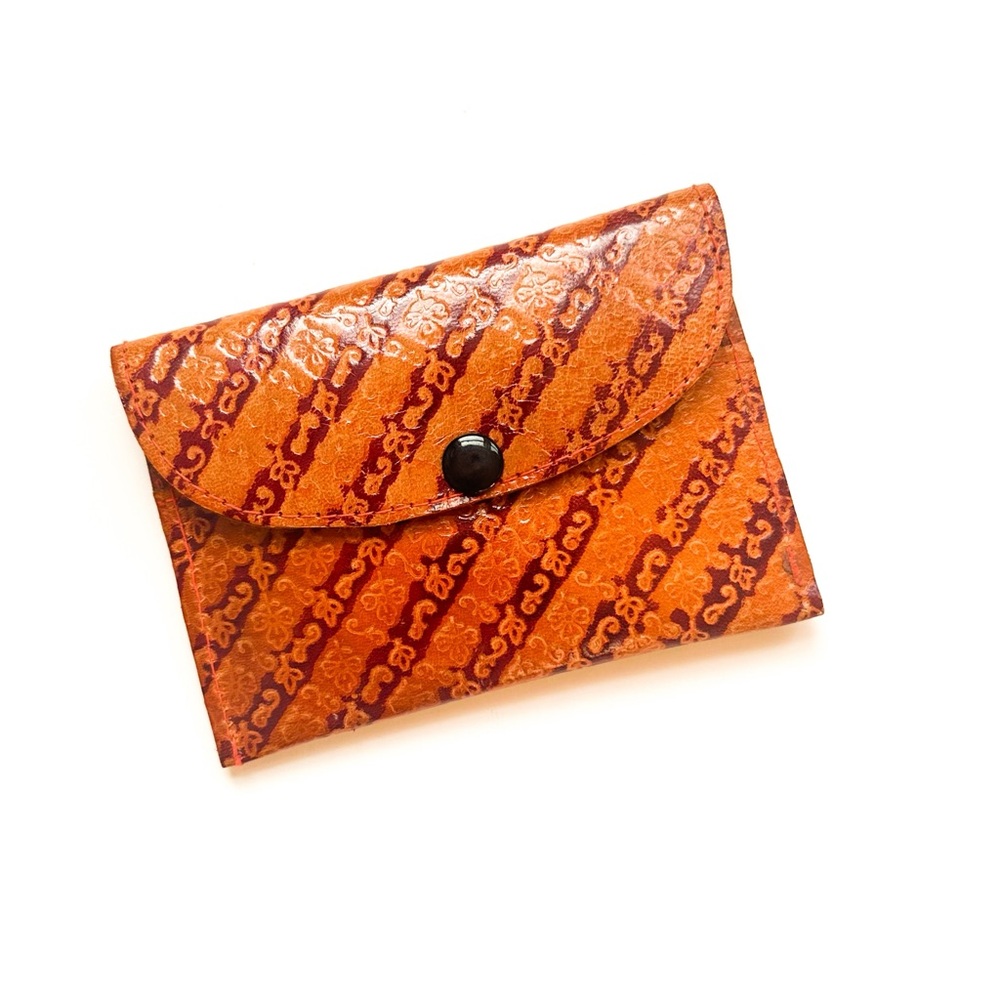 5 /$25 Vintage 90’s Indian Tooled Embossed Leather Wallet Coin Purse